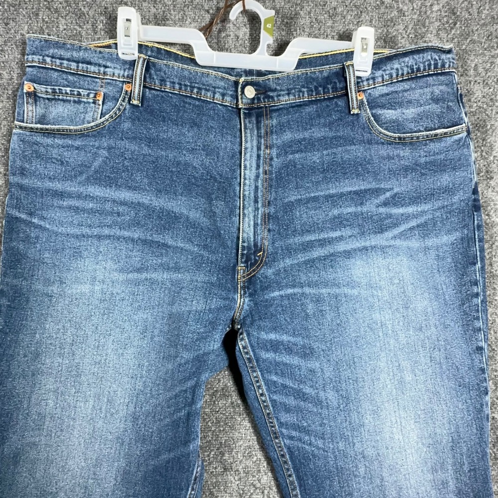 Levis 559 Relaxed Straight Jeans Mens 50x30 Medium Wash Blue Denim 01559-0068 - Picture 2 of 12